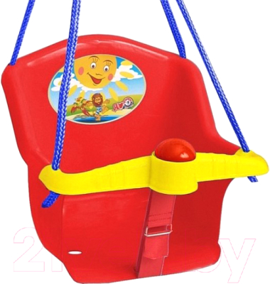 Качели Orion Toys Бонифаций с барьером безопасности / Т1790 (красный)