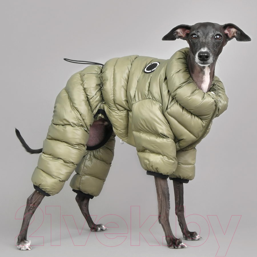 Комбинезон для животных Puppia Ultra Light Jumpesuit B / PAPD-JM1673-KH-S (хаки) — фото 4