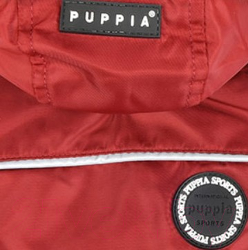 Куртка для животных Puppia Brock с капюшоном / PAUD-JM1851-RD-L (красный)