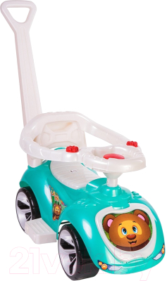 

Каталка детская Orion Toys, Бирюзовый, Мишка Lapa / ОР809