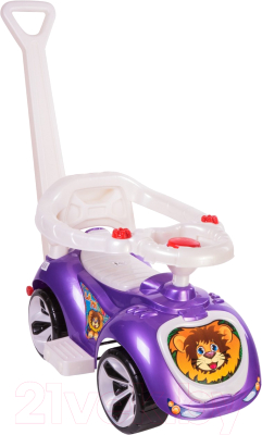 

Каталка детская Orion Toys, Фиолетовый, Мишка Lapa / ОР809