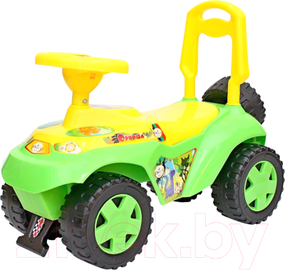 

Каталка детская Orion Toys, Зеленый;желтый, Ориоша с клаксоном / ОР198