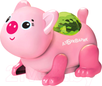 

Развивающая игрушка Азбукварик, Диско-зверята. Свинка / AZ-2607А