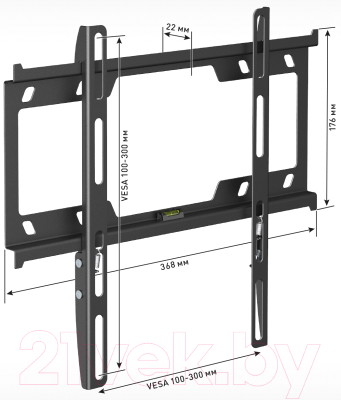 Кронштейн для телевизора Holder LCD-F3616-B (черный)