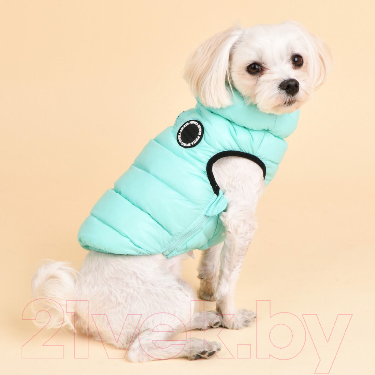 Жилетка для животных Puppia Ultra Light Vest B / PAPD-JM1671-SB-S (бирюзовый) — фото 4