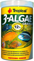 Корм для рыб TROPICAL 3-Algae Granulat / 60523 (100мл) - 
