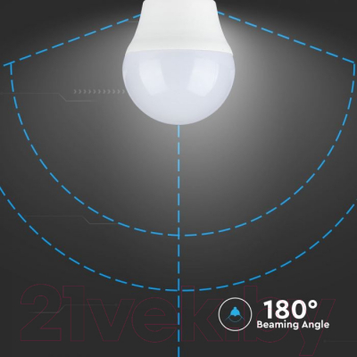 Лампа V-TAC 5.5 ВТ 470LM G45 Е27 2700К SKU-7407