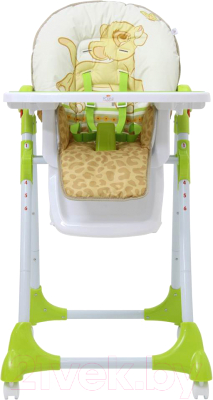 Стульчик для кормления Polini Kids Disney Baby 470. Король лев (зеленый)