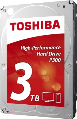 

Жесткий диск Toshiba, Sata-III P300 3TB (HDWD130EZSTA)