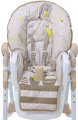Стульчик для кормления Polini Kids Disney Baby 470. Медвежонок Винни и его друзья (макиато)