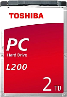 Жесткий диск Toshiba Sata-III 2TB L200 (HDWL120UZSVA) - 