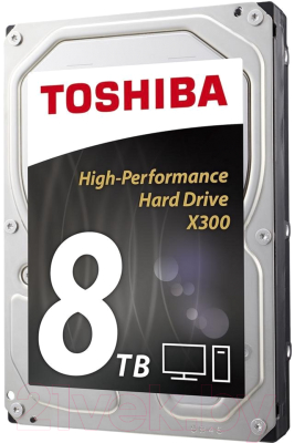 Жесткий диск Toshiba Sata-III 8TB X300 128MB (HDWF180UZSVA)