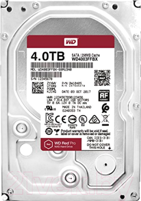 Жесткий диск Western Digital Sata-III Original Red Pro 4TB (WD4003FFBX)