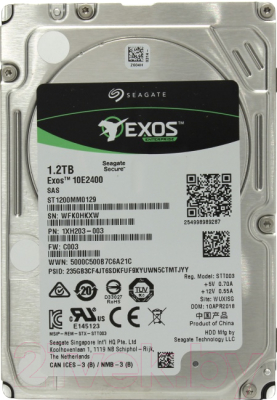 

Гибридный жесткий диск Seagate, Enterprise Performance 1200GB (ST1200MM0129)