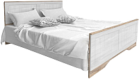 Двуспальная кровать Мебель-КМК 1600 Марсела 0648.10 (дуб юккон/дуб полярный) - 