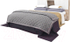 Двуспальная кровать Мебель-КМК 1600 Лайт 0551.11 (дуб юккон/дуб полярный) - 