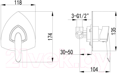 Смеситель LEMARK Mars LM3523C