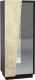 Шкаф-пенал с витриной Мебель-КМК Нирвана 0555.4 левый (дуб кентерберри т./камень серый) - 