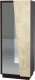 Шкаф-пенал с витриной Мебель-КМК Нирвана 0555.5 правый (дуб кентерберри т./камень серый) - 