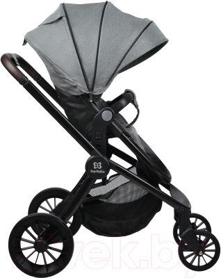Детская универсальная коляска Farfello Baby Shell BBS 2 в 1 / BBS-11 (стальной серый)