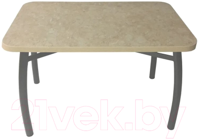 Обеденный стол Solt 110x70 (аламбра/ноги усиленные шелби-дуо серые)