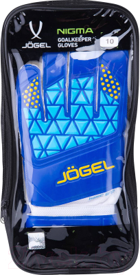 Перчатки вратарские Jogel Nigma Training Flat (синий, р-р 4)