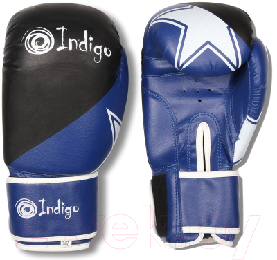 Боксерские перчатки Indigo PS-505 (4oz, синий)