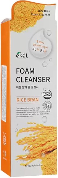 Пенка для умывания Ekel Rice Bran Foam Cleanser (180мл)