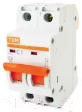 Выключатель автоматический TDM ВА 47-29 2Р 5А (C) 4.5кА / SQ0206-0088