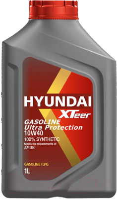 Моторное масло Hyundai XTeer XTeer Gasoline Ultra Protection 10W40 / 1011019 (1л)