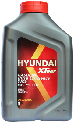 Моторное масло Hyundai XTeer XTeer Gasoline Ultra Efficiency 0W20 / 1011121 (1л)