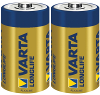 Комплект батареек Varta Longlife 2D LR20 / 04120113412 (2шт) - 