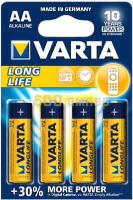 

Комплект батареек Varta, Longlife AA DB / 04106101418