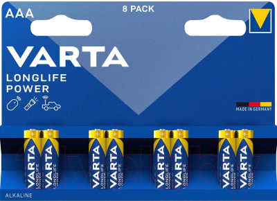 Комплект батареек Varta Longlife AA DB / 04106101418 (8шт)