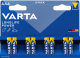 Комплект батареек Varta Longlife AA DB / 04106101418 (8шт) - 