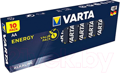 Комплект батареек Varta Energy AA VP 10 / 04106229410 (10шт)