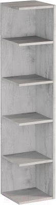 Угловое окончание для шкафа Мебель-КМК Атланта 2 0741.10 (бетон пайн светлый)