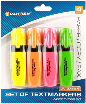 Набор маркеров Darvish DV-2786-4 (4шт)