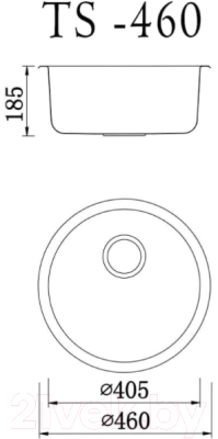 Мойка кухонная Tolero TS-460