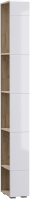 Угловое окончание для шкафа Mobi Лайн 10.141 (дуб серый Craft K 002 PW/белый глянец ПВХ) - 