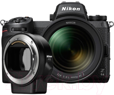 Беззеркальный фотоаппарат Nikon Z6 II + 24-70mm f/4 + FTZ Adapter Kit