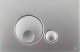 Кнопка для инсталляции Oliveira & Irmao Globe 152951 (матовый хром) - 