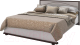 Двуспальная кровать Мебель-КМК 1600 Сицилия 0852.7 (белый/дуб портовый/дуб полярный) - 