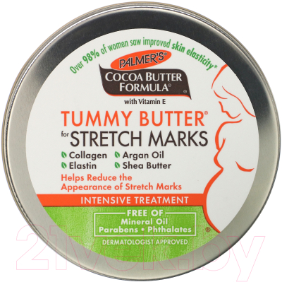Косметическое масло для мам Palmers Tummy ButterJar твердое масло против растяжек (125мл)