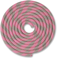 Скакалка для художественной гимнастики Indigo SM-360 (3м, серый/розовый) - 