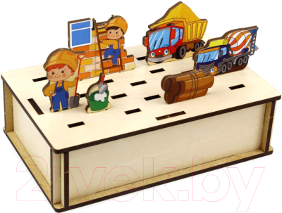 Развивающая игрушка WoodLand Toys Панорама. Стройка / 151104