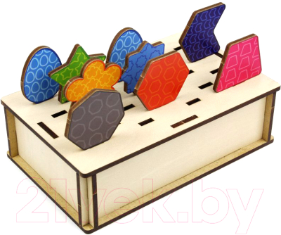Развивающая игрушка WoodLand Toys Панорама. Сложная геометрия / 151102