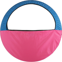 Чехол для гимнастического обруча Indigo SM-083 (голубой/розовый) - 
