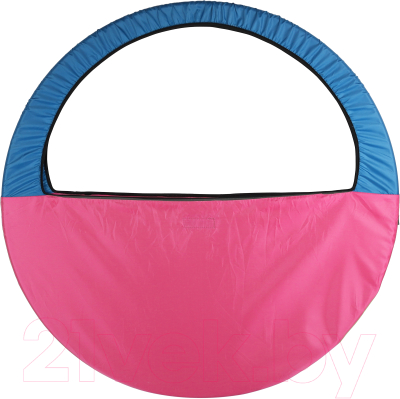 Чехол для гимнастического обруча Indigo SM-083 (голубой/розовый)