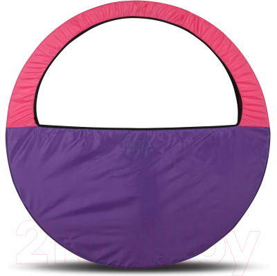 Чехол для гимнастического обруча Indigo SM-083 (фиолетовый/розовый)